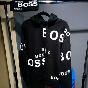 - **RARE** HUGO BOSS HOODIE W/ HAT